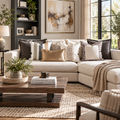 Vedfra™ Soft Neutral Sofa Pillow Collection for Relaxed Living Rooms
