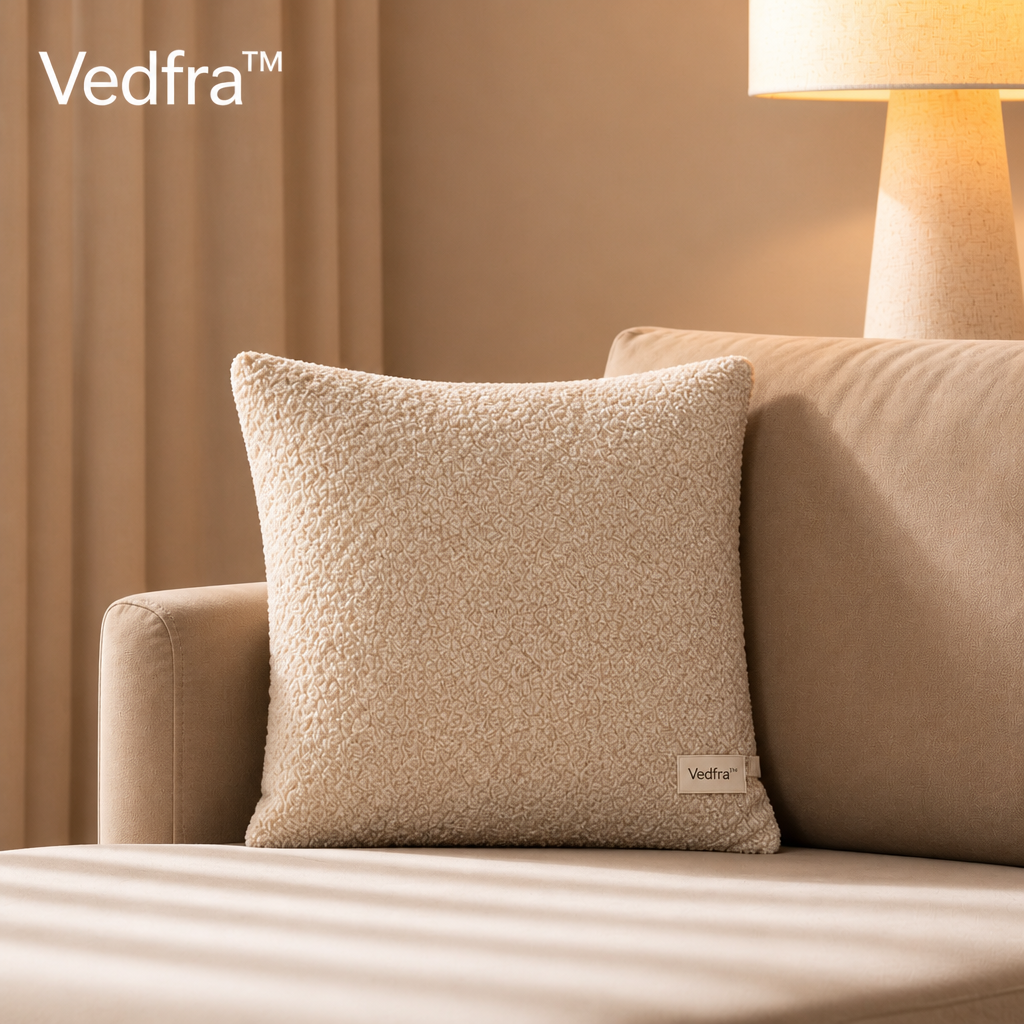 Vedfra™ Natural Texture Accent Pillow Set for Soft Contemporary Homes