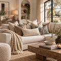 Vedfra™ Cozy Neutral Cushion Styling Set for Modern Living Rooms